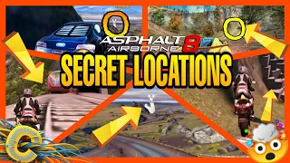 TOP 5 SECRET LOCATIONS IN ASPHALT 8! | Asphalt 8 Secret Places & Easter Eggs after Update 43