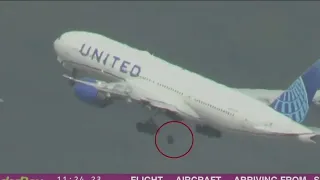 Tire falls off a Boeing Plane after taking flight from San Francisco