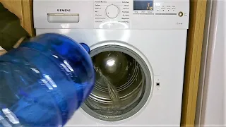 Experiment - Full with Water on Spin Cycle  -  in a Washing Machine