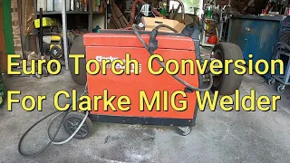 Clarke 205TE MIG Welder - Fitting MB25 Euro Torch Conversion Kit