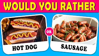 Would You Rather...? Junk Food & Snacks Edition  🎂 🍫 🍨