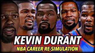 KEVIN DURANT’S NBA CAREER RE-SIMULATION AS A 2021 ROOKIE | NBA 2K21 NEXT GEN