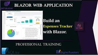 .NET Blazor | Build Expenses Tracker Web app using Blazor Server, SQLite and Syncfusion components.