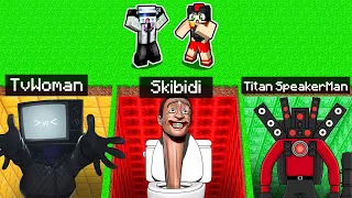 ¡NO ELIJAS el AGUJERO EQUIVOCADO de SKIBIDI TOILET! 🚽😱 LOS COMPAS MINECRAFT