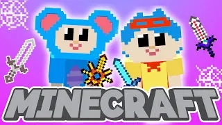 Eep Tests Different Weapons with Jack + More | Mother Goose Club: Minecraft