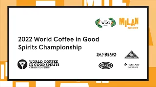 Andrea Villa, Italy — 2022 World Coffee in Good Spirits Championship: Round One