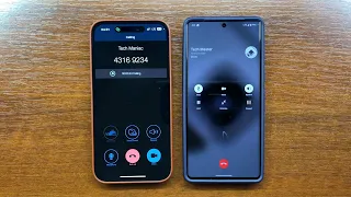 Apple iPhone 14 Pro Max vs Google Pixel 7 Pro Skyphone & Zangi Apps Incoming Calls in Cool Cases