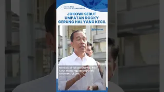 Presiden Jokowi Terima Hinaan Rocky Gerung yang Disebut 'Bajingan': Itu Hal yang Kecil