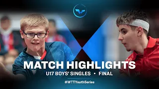 Felix Lebrun vs Eduard Ionescu | WTT Youth Contender Havirov | U17 BS Finals