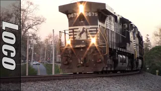 Trains Running Backwards! Long Hood Forward, "Southern" Railroading for Sixteen Minutes!