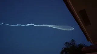 SpaceX Falcon 9 Launch 5/17/2024 ~ 200 Miles Away Florida