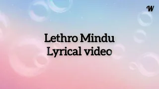 lethro mindhu _ A Bhutanese song Lyric