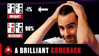 INCREDIBLE comeback from OLIVER BUSQUET ♠️ Best Poker Moments ♠️ PokerStars