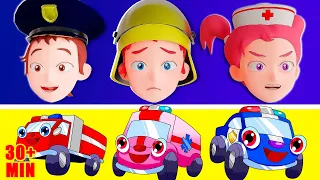 Where is My Siren？| Police Cartoon + More Nursery Rhymes and Kids Songs