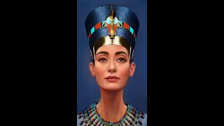 Как выглядела Нефертити | Нейросеть оживляет образ египетской царицы | Живое фото  #shorts