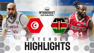 Tunisia 🇹🇳 vs Kenya 🇰🇪 | Extended Highlights | FIBA AfroBasket 2025 Qualifiers