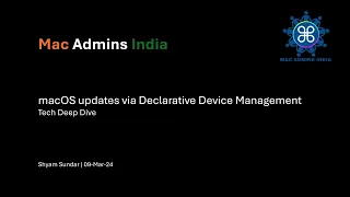 macOS Updates via Declarative device management