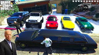 GTA 5 - Stealing PRESIDENT'S Cars With Franklin | (Real Life Cars #167)