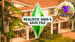 MOST REALISTIC SIMS 4 SAVE FILE I'VE SEEN IN A LONG TIME! Drama, Diversity, realism | The Sims 4