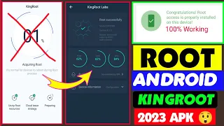 How To Root With KingRoot Any Android 2023 KingRoot is Working Android 12 11 10 9 8.1 Fix 1% Problem