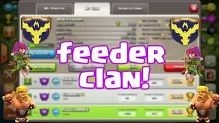 Telling About !Feeder clan! in Clash of Clans