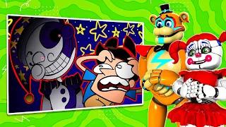 Markiplier ANIMATED FNAF  Security Breach REACT with Glamrock Freddy