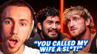 Miniminter Reacts To Logan Paul vs. Dillon Danis: Face Off