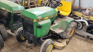1980 John deere 317, how to / engine swapping. part #1 (removal)