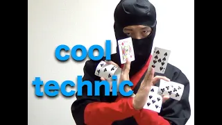 ninja/card manipulation tutorial/America's Got Talent/cool technic