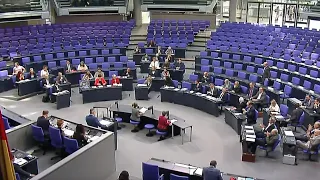 LIVE: Aktuelle Stunde im Bundestag zur "Meinungsfreiheit in Deutschland"