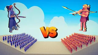 ALL RANGED UNITS TOURNAMENT LEAGUE 100 vs 100 - Totally Accurate Battle Simulator TABS