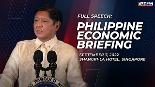 Philippine Economic Briefing (Speech) 9/7/2022