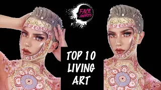 NYX FACE AWARDS TOP 10 || LIVING ART