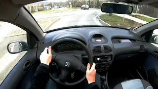 Peugeot 206 (1998) - 4K POV Test Drive