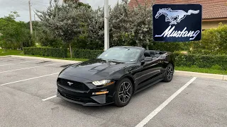 2020 FORD Mustang Convertible - POV Test Drive