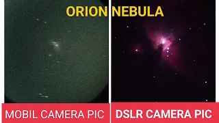 capturing ORION NEBULA with smartphone....#orionnebula #astronomy...#orion