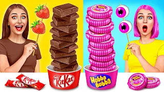 Жевательная Резинка vs Шоколадная Еда Челлендж | Смешные Моменты от Multi DO Challenge