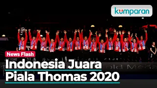 Setelah 19 Tahun Penantian, Akhirnya Indonesia Juara Piala Thomas 2020