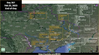 Ukraine: military situation Feb 24 - 25, 2023