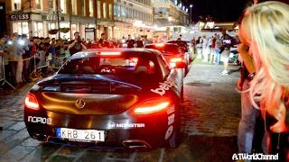 REV BATTLE! Renntech Mercedes Benz SLS AMG Huge Revs & Exhaust Sound!