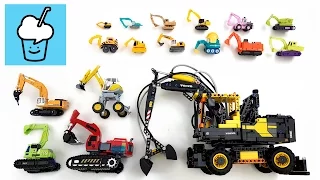 Excavator for children kids and more with tomica トミカ lego transformer VooV ブーブ 変身 robocar