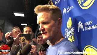 Steve Kerr On Throwing His Clipboard & Then Getting Ejected. HoopJab NBA