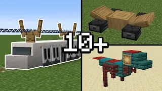 10+ Build Hacks in Minecraft! #17