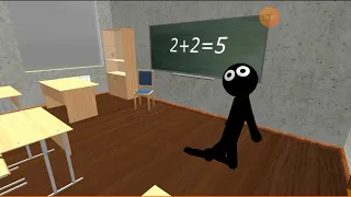 stikman teacher neighbor school escape 3D android gameplay 4#