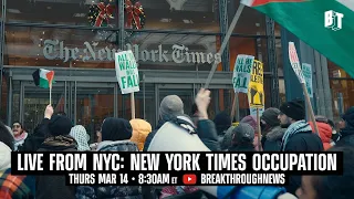 Live From NYC: New York Times Occupation