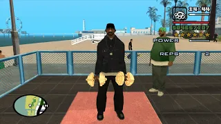 6 Star Wanted Level - Working out at the gym - GTA San Andreas