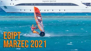 Wojtek Brzozowski windsurfing slalom clinics, Egypt - Soma Bay, March 2021