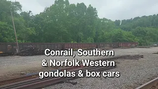 Some Pretty Cool Old Railroad Cars plus Norfolk Southern Changing Ties