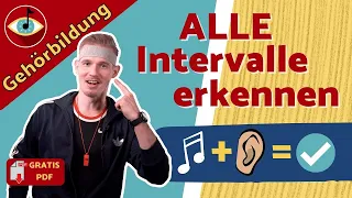 INTERVALLE hören & erkennen - Prime bis Oktave | GEHÖRBILDUNG #4