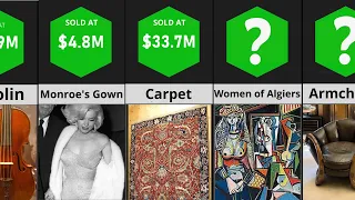 Comparison: Most expensive things ever sold at auction